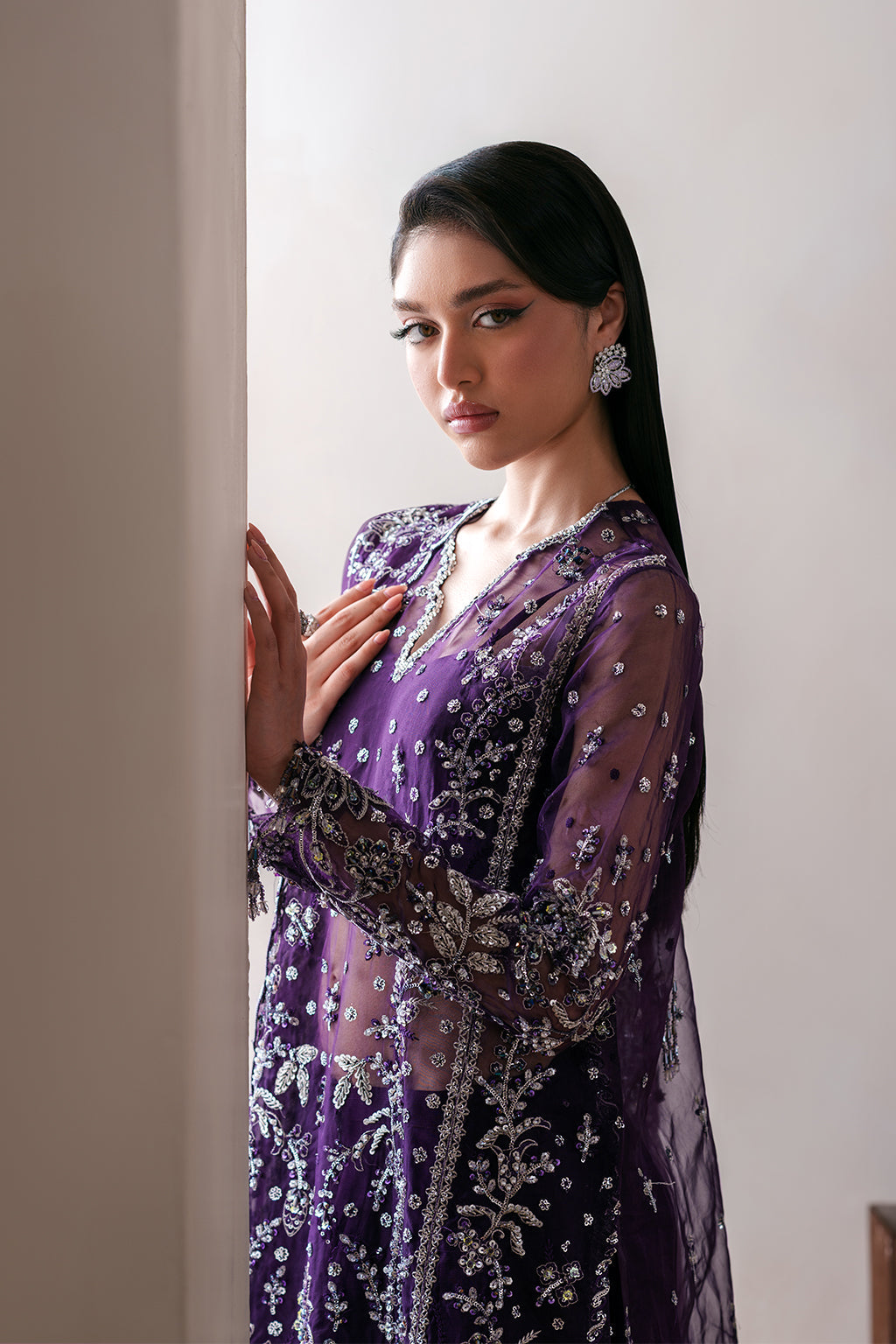 Emaan Adeel | Starlit Jewels Chiffon | Tourmaline