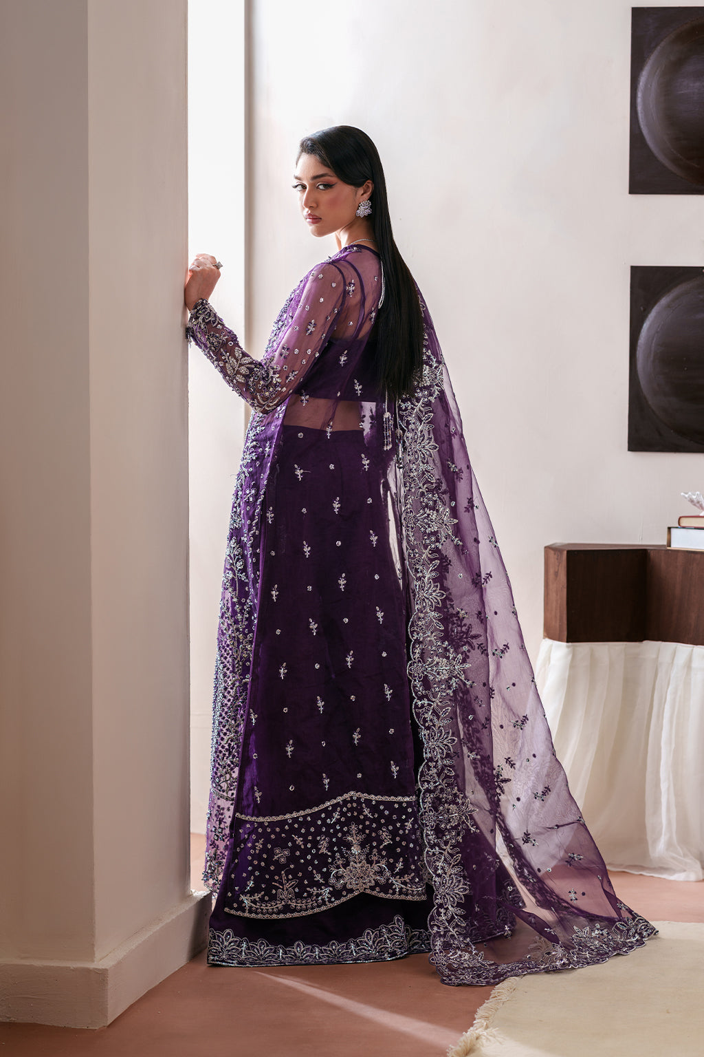 Emaan Adeel | Starlit Jewels Chiffon | Tourmaline
