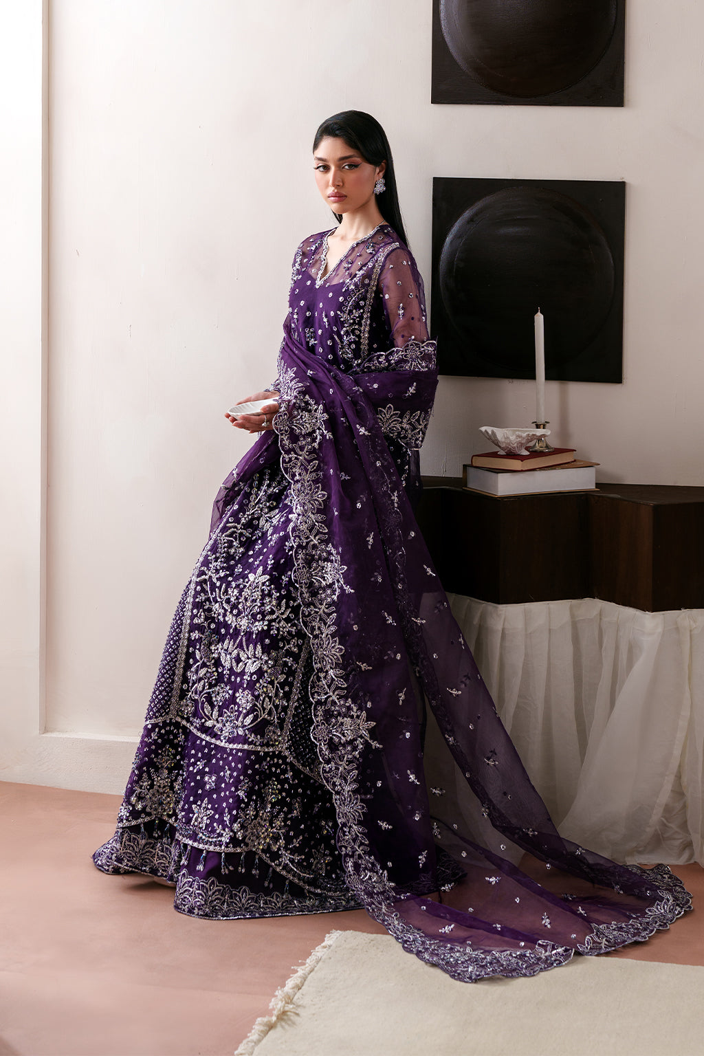 Emaan Adeel | Starlit Jewels Chiffon | Tourmaline