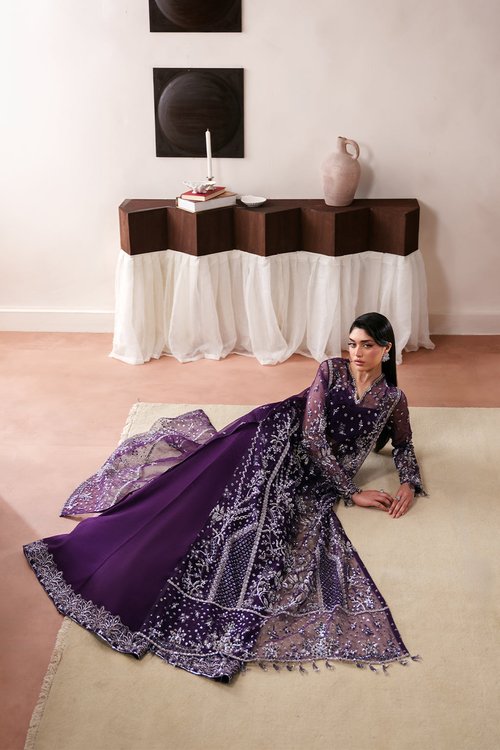 Emaan Adeel | Starlit Jewels Chiffon | Tourmaline