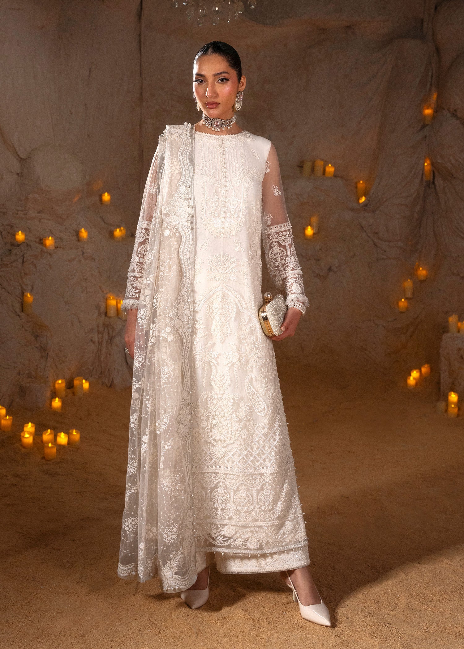 Zarizaa | Blink Wedding Festive Chiffon | PEARL