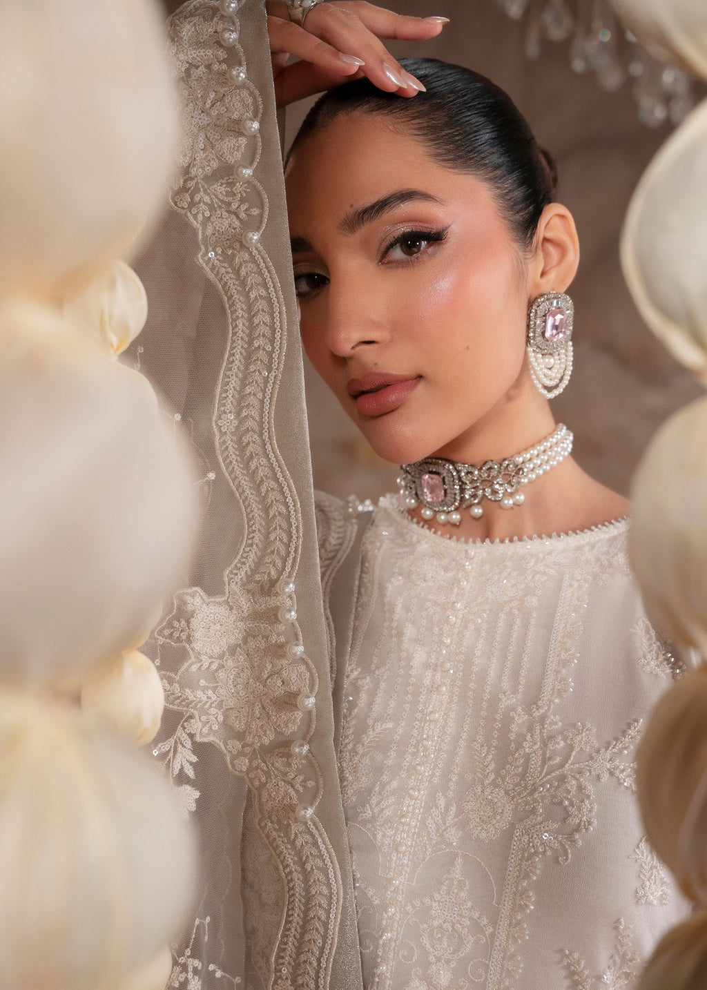 Zarizaa | Blink Wedding Festive Chiffon | PEARL