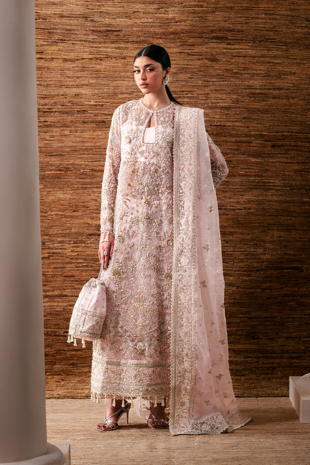 Emaan Adeel | Starlit Jewels Chiffon | Pearl Essence