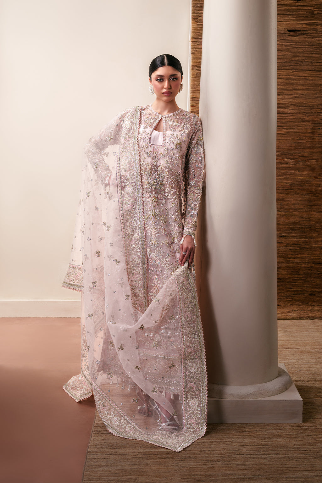 Emaan Adeel | Starlit Jewels Chiffon | Pearl Essence