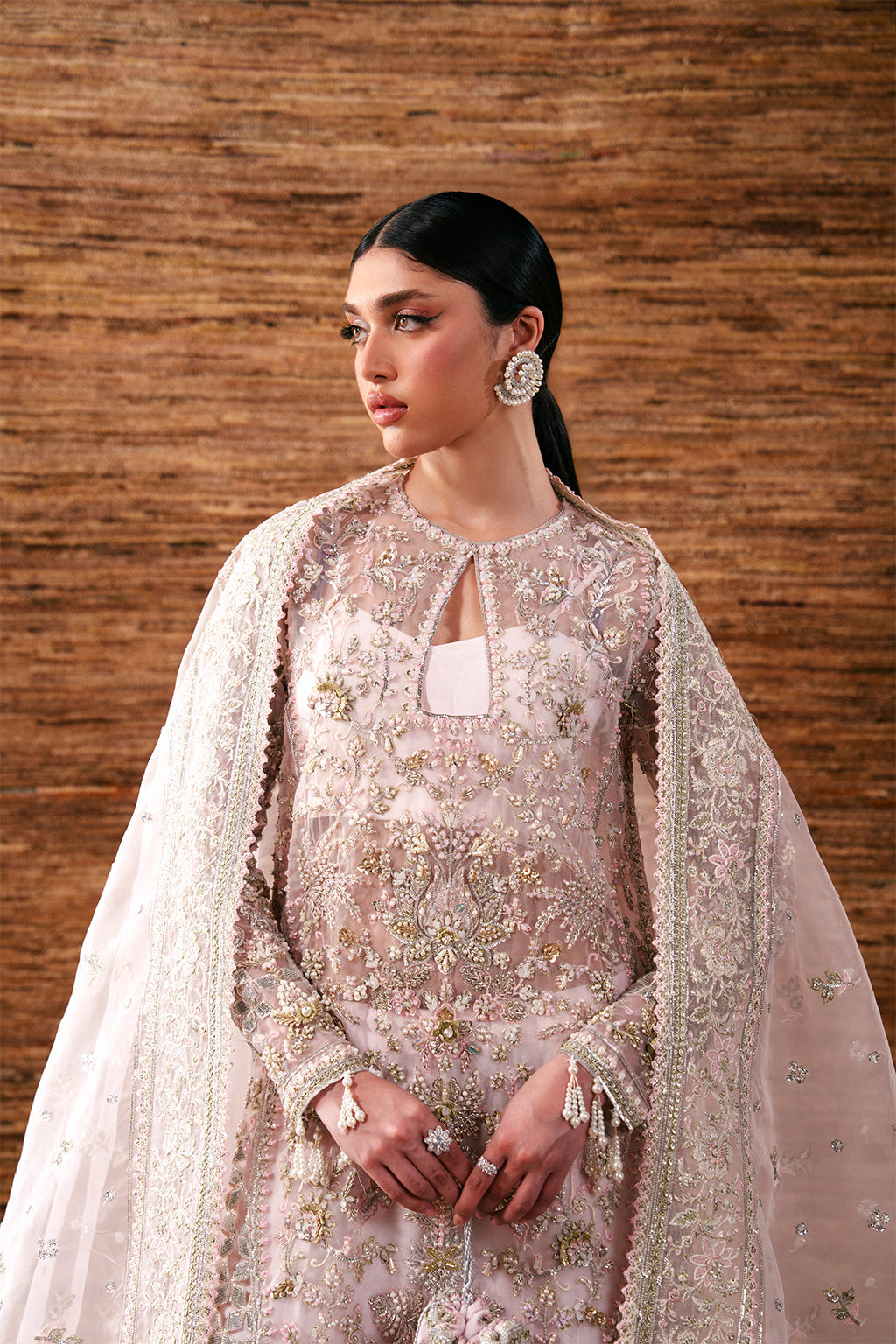 Emaan Adeel | Starlit Jewels Chiffon | Pearl Essence