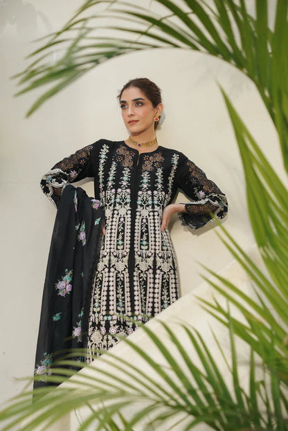 Manara | Embroidered Lawn | PEARL