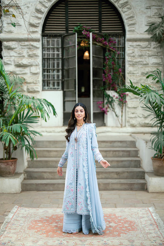 QALAMKAR | LUXUXRY LAWN 25 | SB-04 Zarish