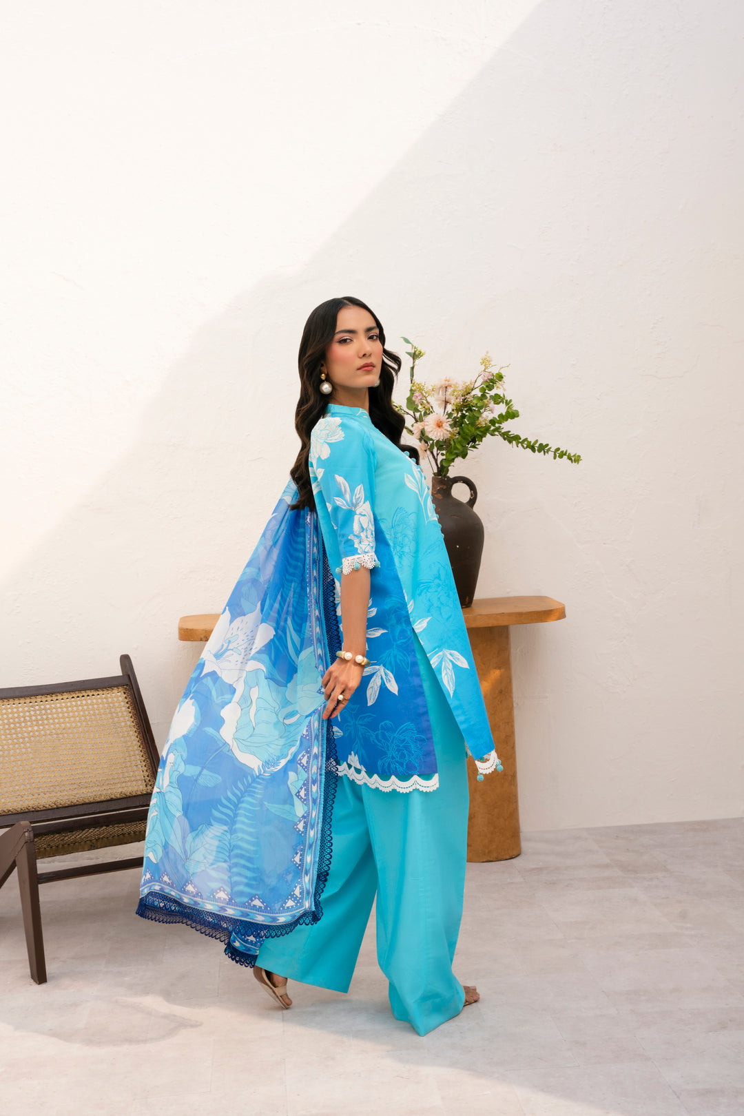 Naqsh | Floral Paradise Luxury Lawn '26 | Pure Drape