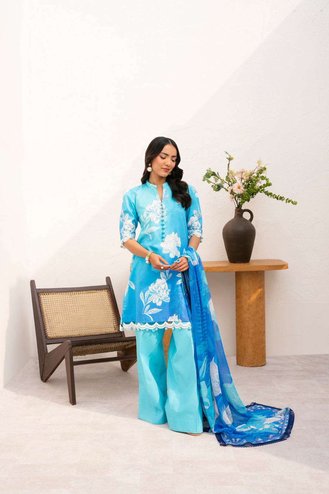 Naqsh | Floral Paradise Luxury Lawn '26 | Pure Drape