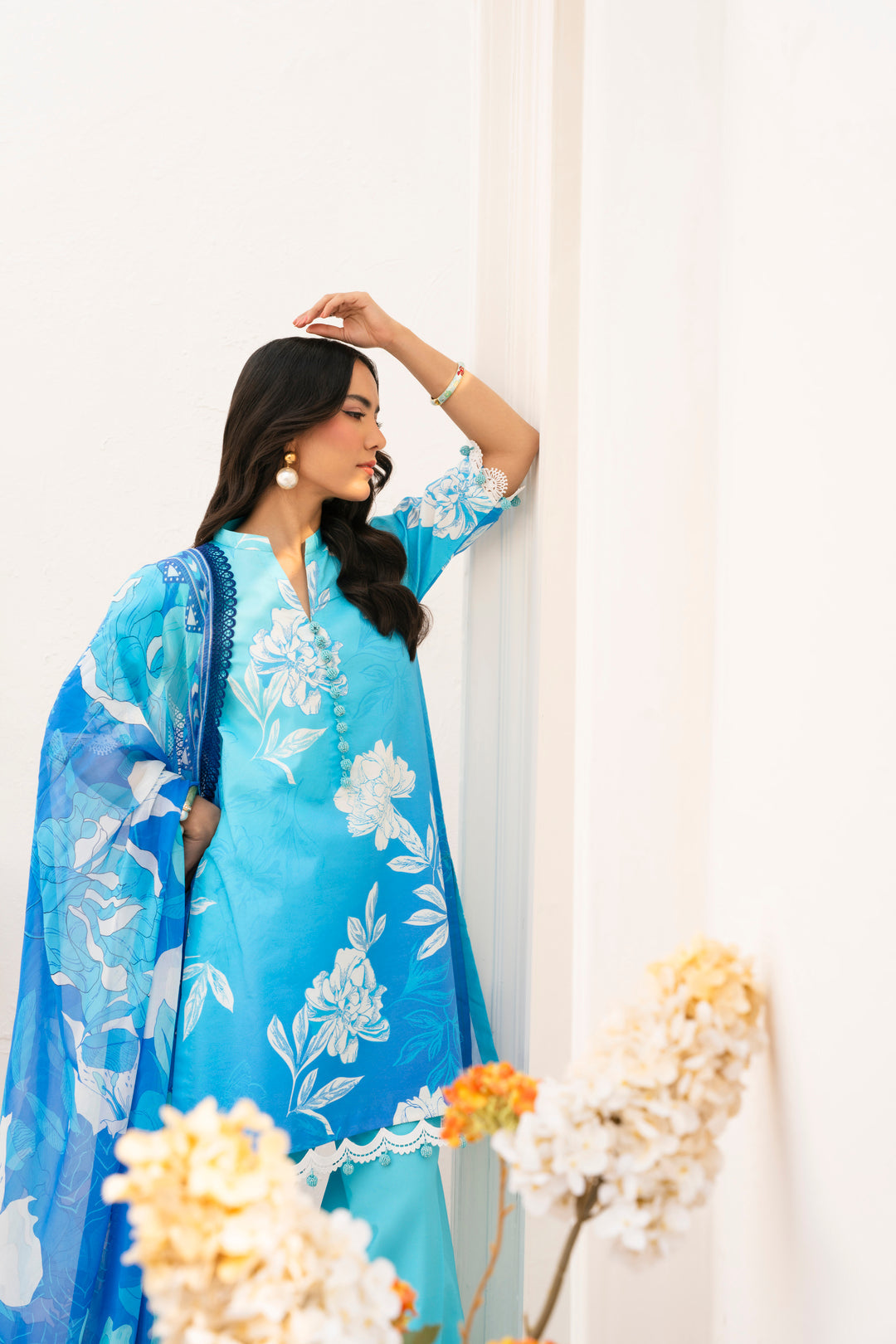 Naqsh | Floral Paradise Luxury Lawn '26 | Pure Drape