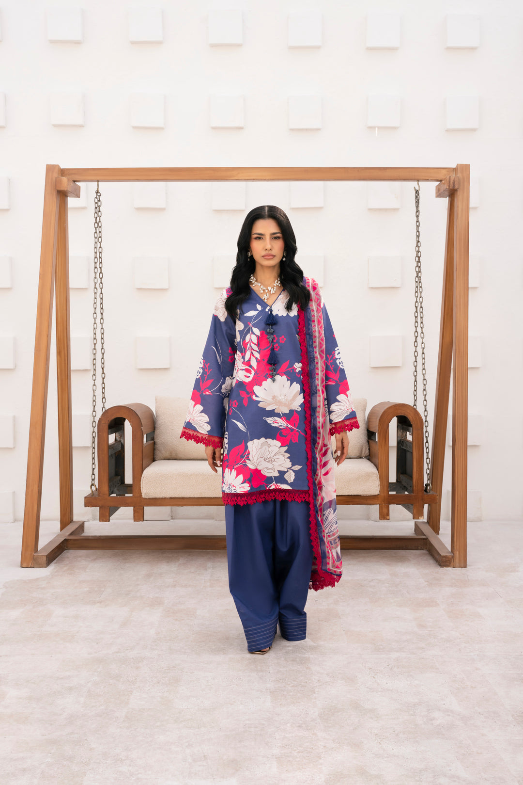 Naqsh | Floral Paradise Luxury Lawn '26 | Subtle Grace