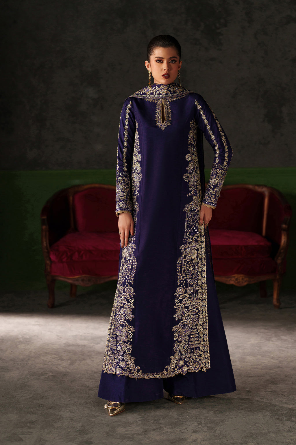 Emaan Adeel | Verve Silk Edit | AZURE SAPPHIRE