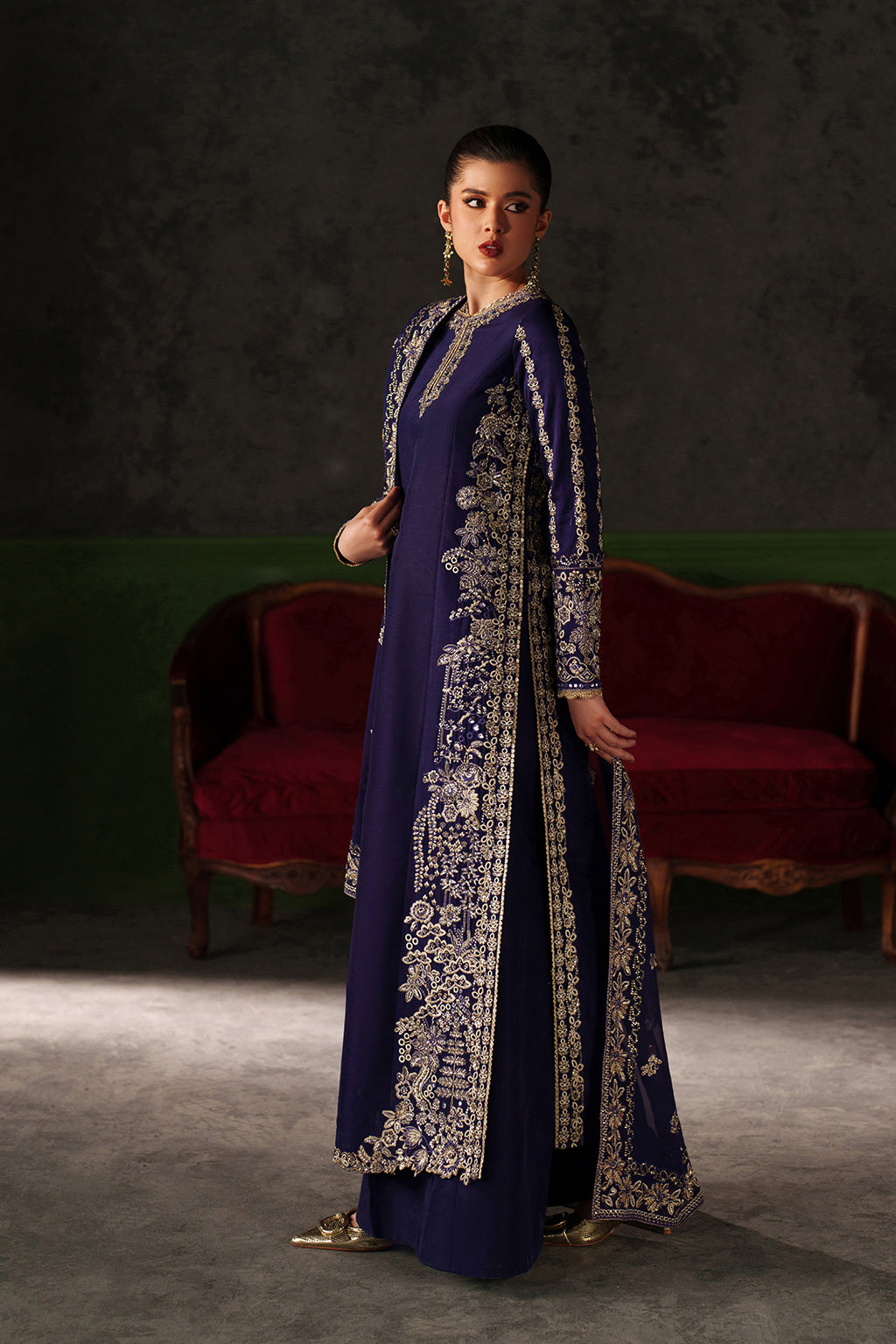 Emaan Adeel | Verve Silk Edit | AZURE SAPPHIRE