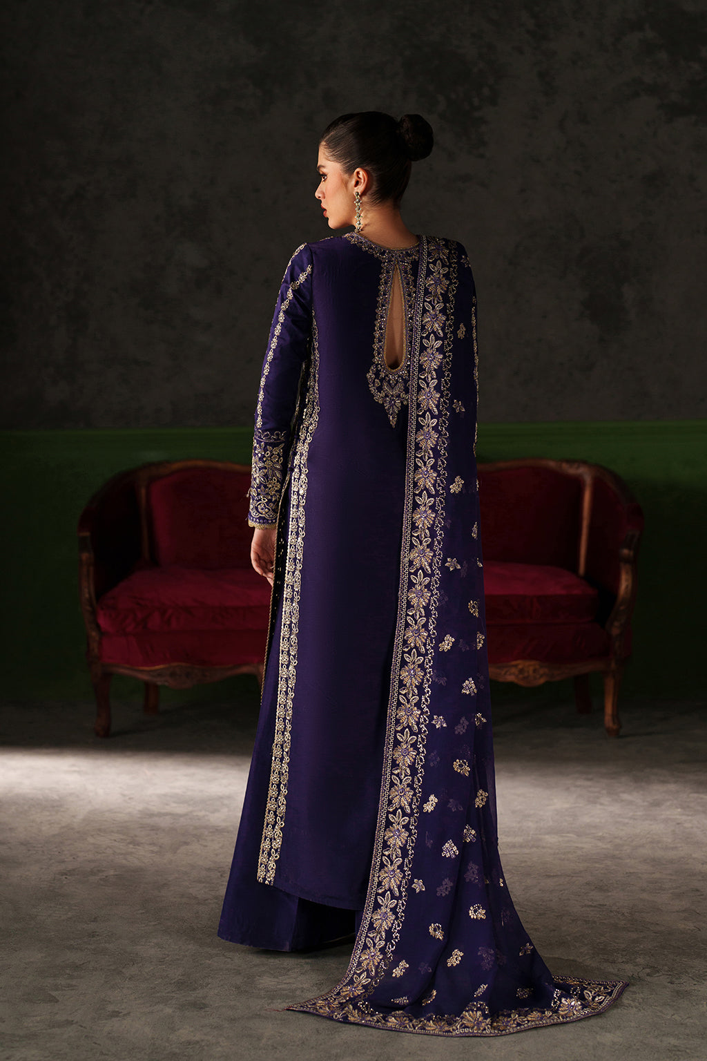 Emaan Adeel | Verve Silk Edit | AZURE SAPPHIRE
