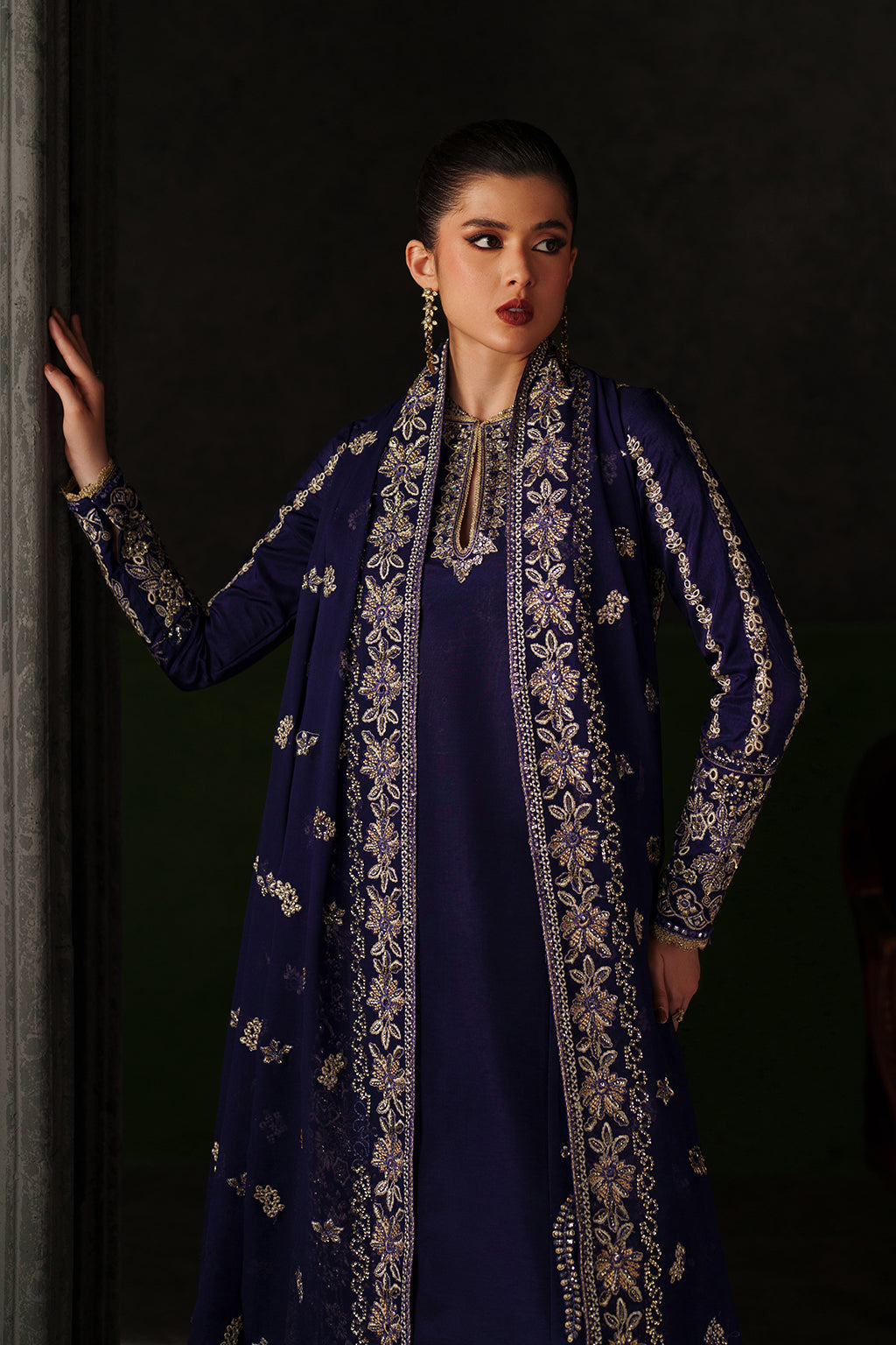 Emaan Adeel | Verve Silk Edit | AZURE SAPPHIRE
