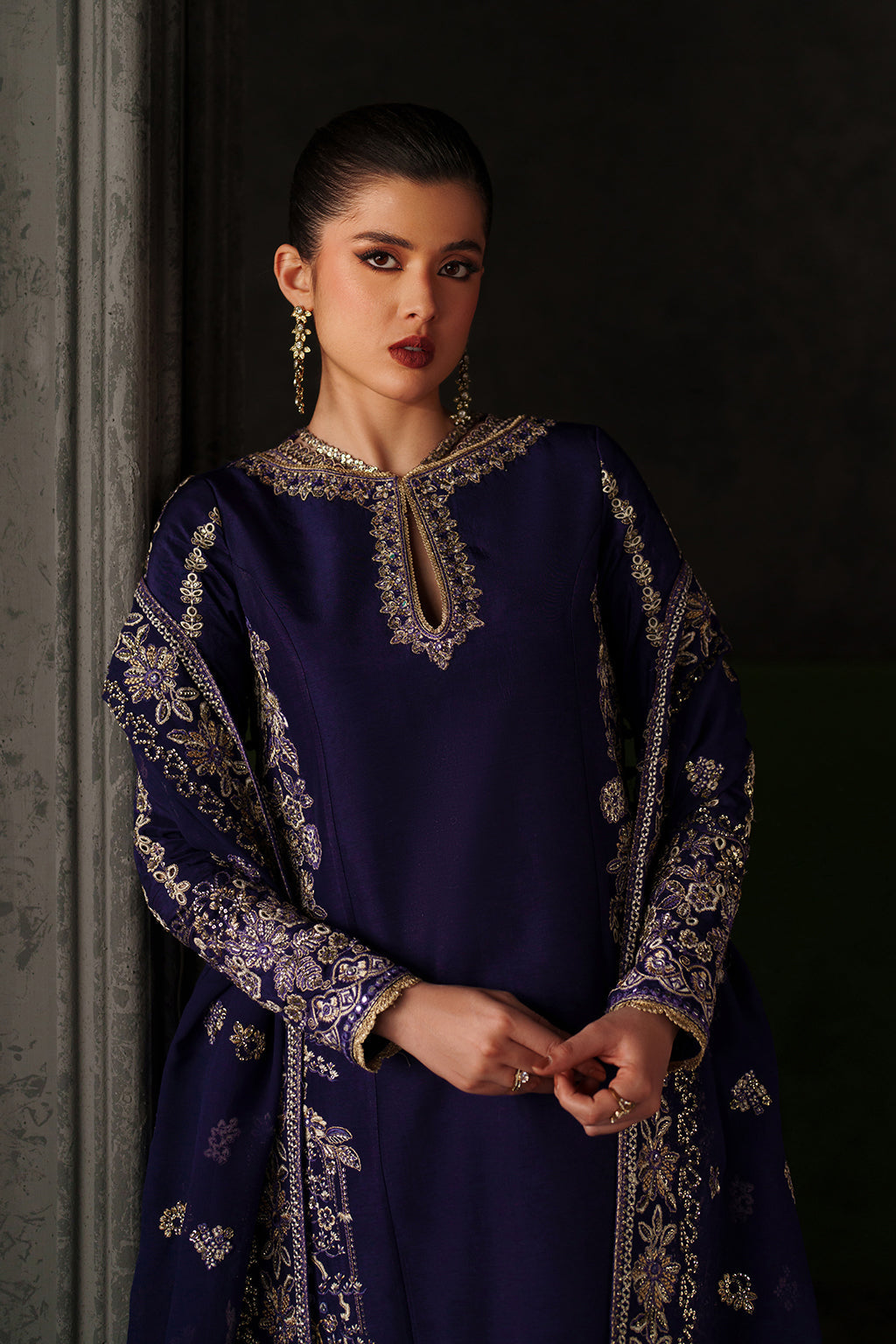 Emaan Adeel | Verve Silk Edit | AZURE SAPPHIRE