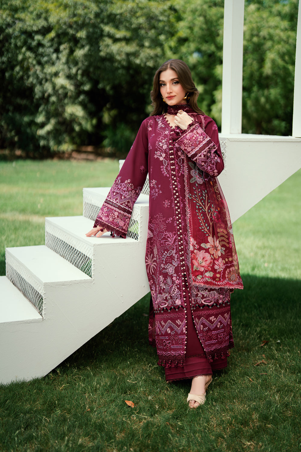 Florent | Eid Edit' 26 Embroidered Lawn | FED - 8B