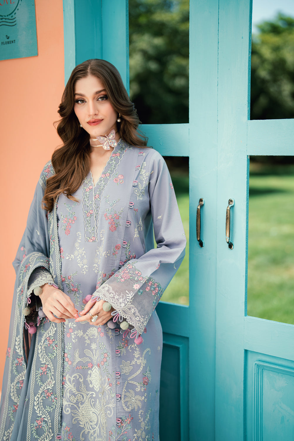 Florent | Eid Edit' 26 Embroidered Lawn | FED - 4B