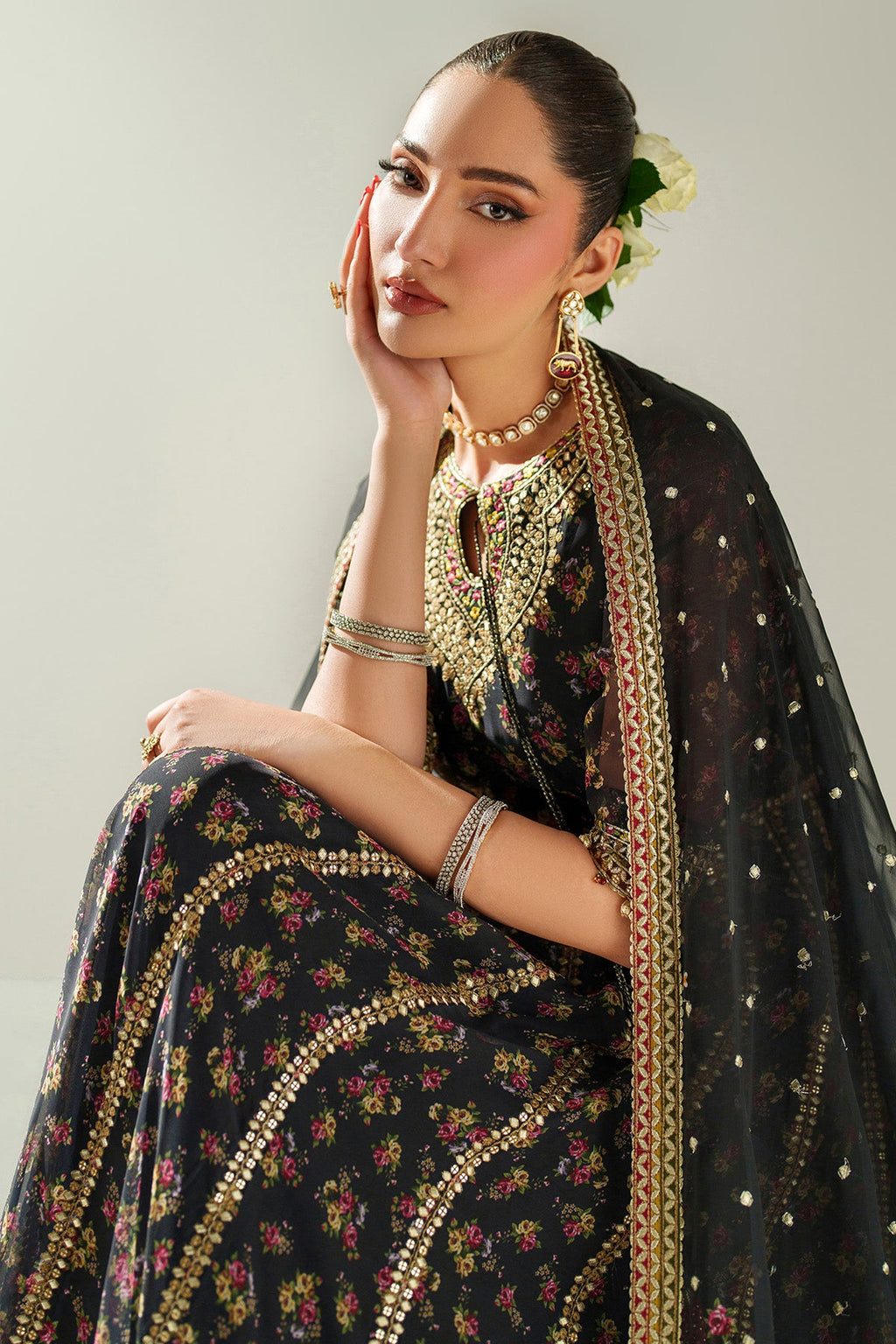 Jazmin | Semi Formals - Embroidered Chiffon | UC-3091