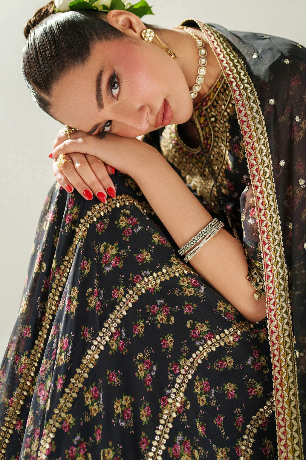 Jazmin | Semi Formals - Embroidered Chiffon | UC-3091