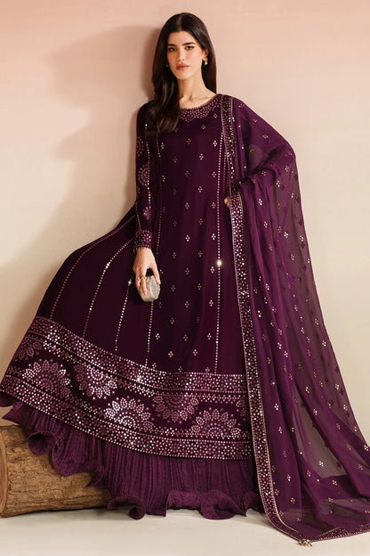 Jazmin | Embroidered Velvet | VVF D-1