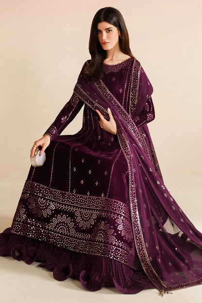 Jazmin | Embroidered Velvet | VVF D-1