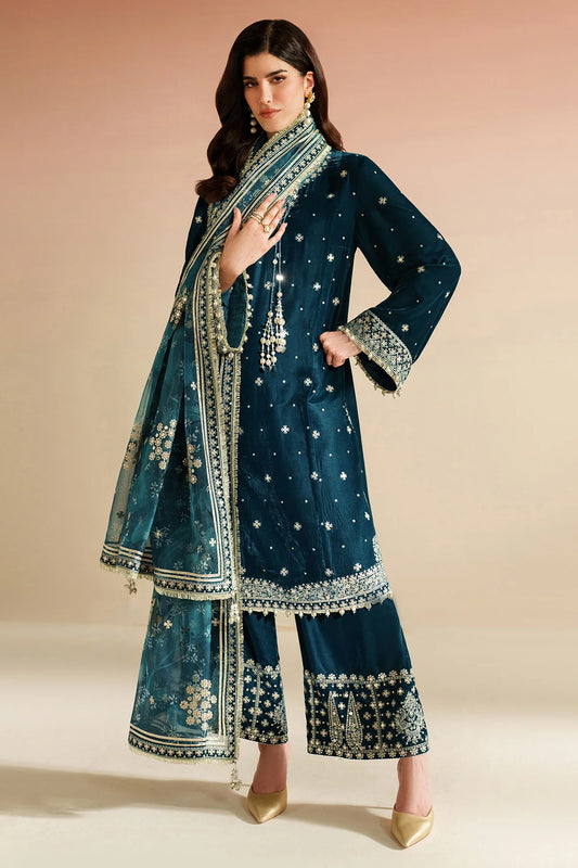 Jazmin | Embroidered Velvet | VVF D-2