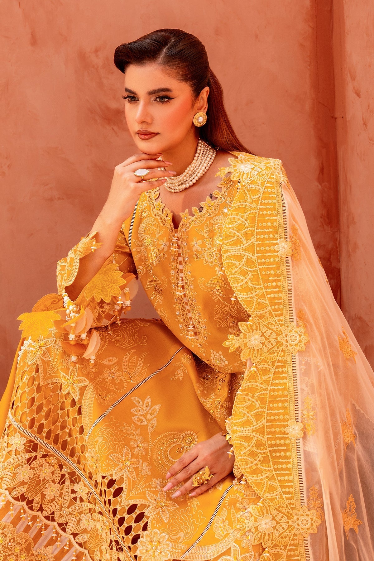 Razab | Mahi Tilla  Embroidered Lawn | RMH-01