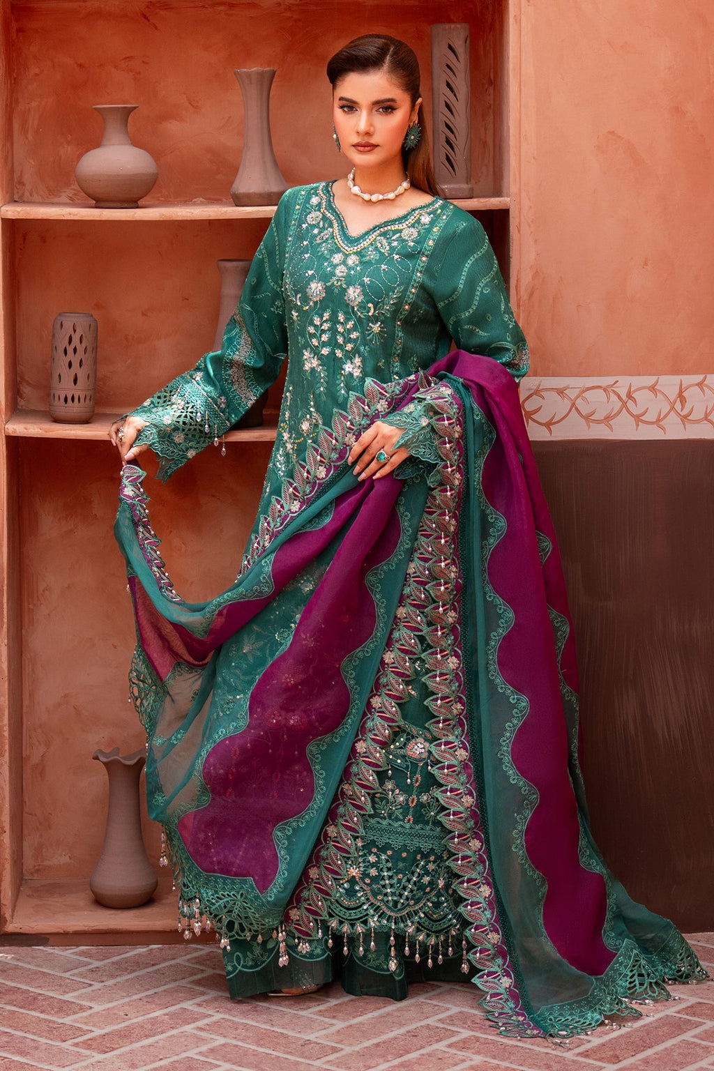 Razab | Mahi Tilla  Embroidered Lawn | RMH-05