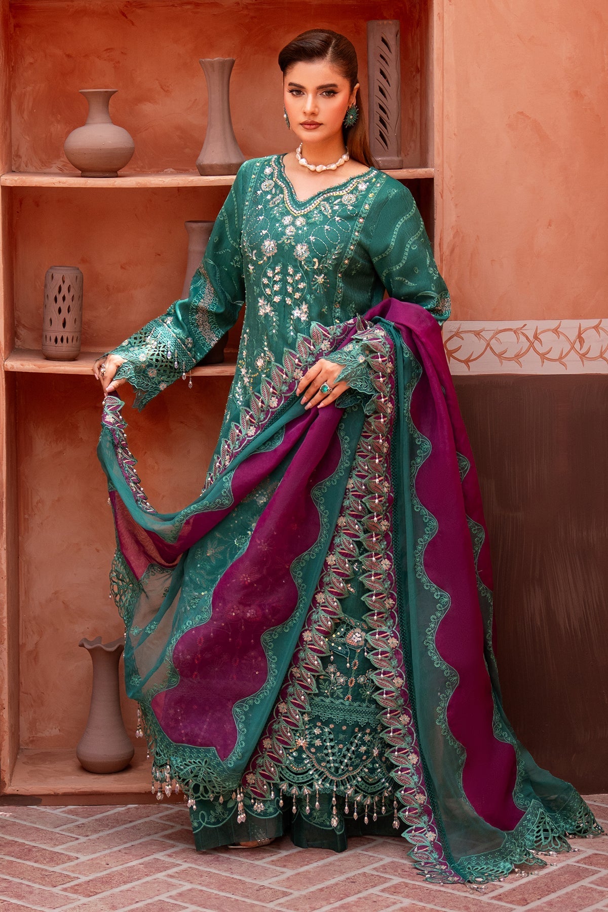 Razab | Mahi Tilla  Embroidered Lawn | RMH-05