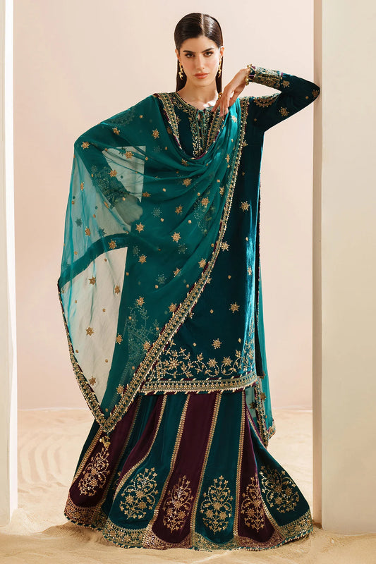 Jazmin | Embroidered Velvet | VVF D-8