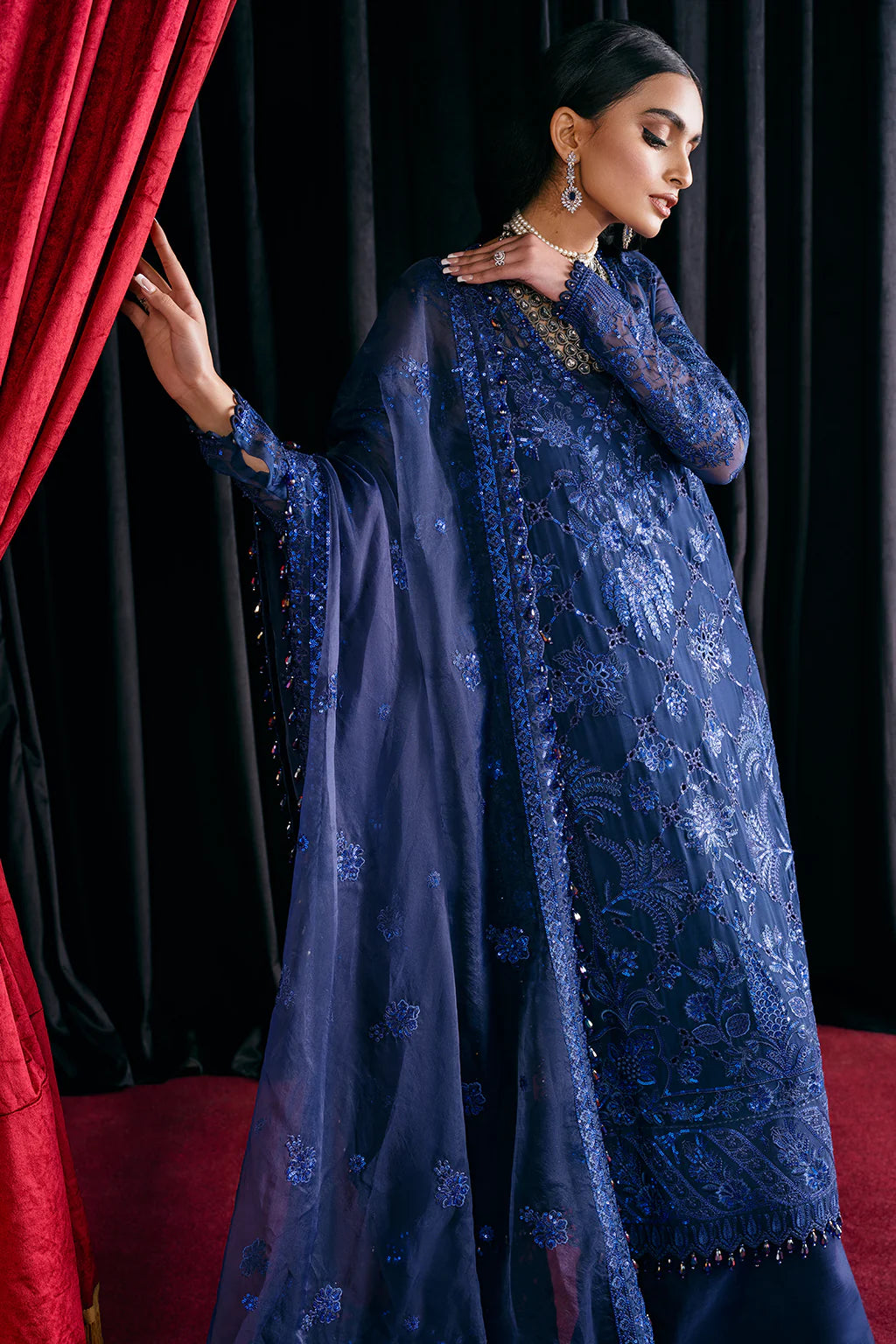 Afrozeh | Starlet Luxury Festive | SAPPHIRE ELEGANCE