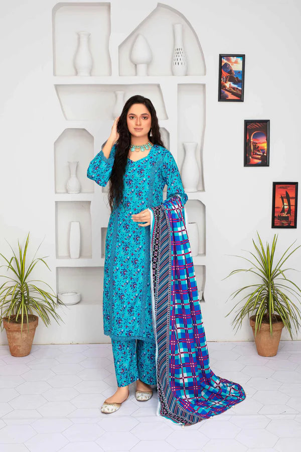 Fiza Noor | Printed Khaddar | 3 Piece