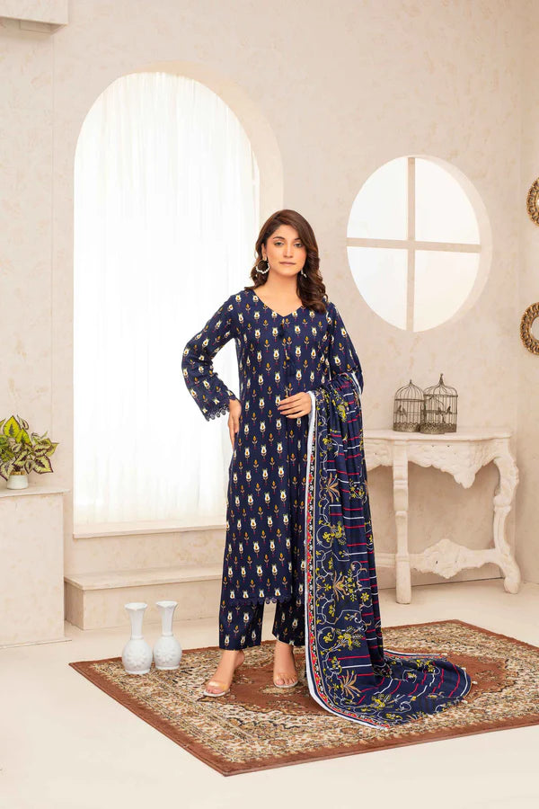 Fiza Noor | Printed Khaddar | 3 Piece