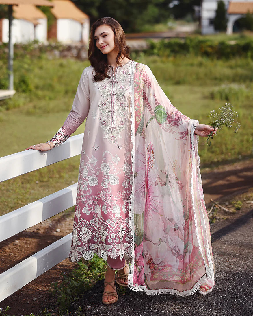 Mushq | Solace - Ombre Chikankari | Dew Drift