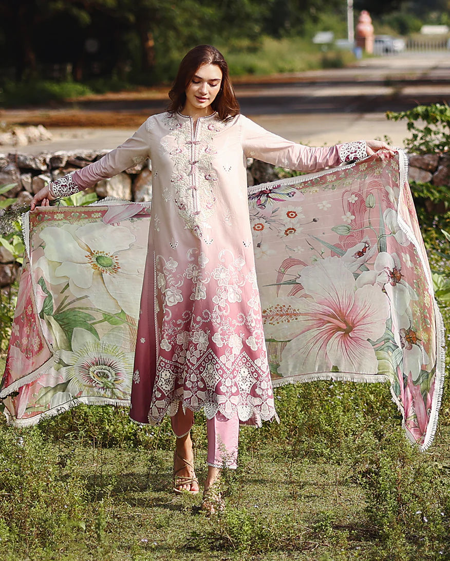 Mushq | Solace - Ombre Chikankari | Dew Drift