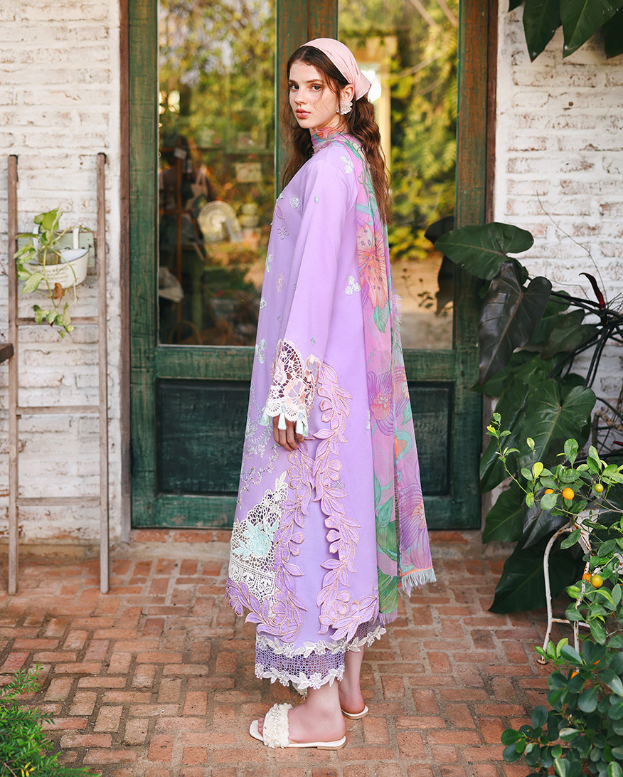 Mushq | Secret Garden - Chikankari Embroidered Lawn | Dewspell