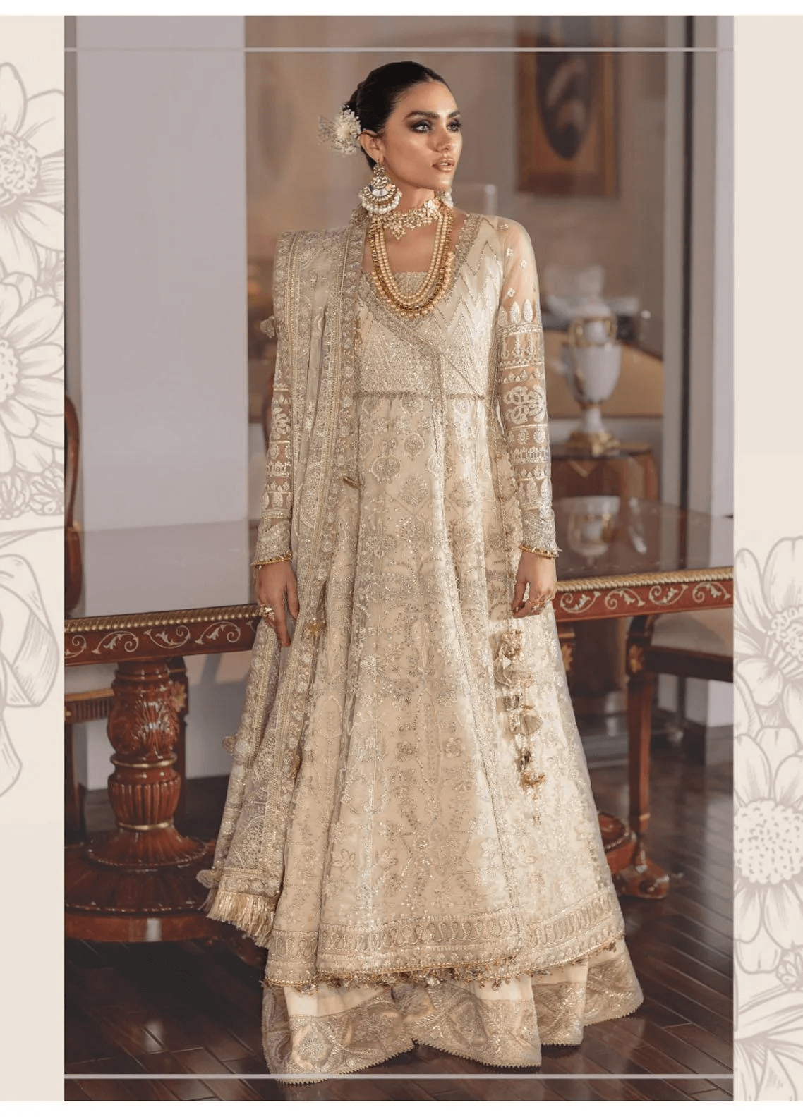 Baroque | Chantelle Embroidered Chiffon |  EC-05