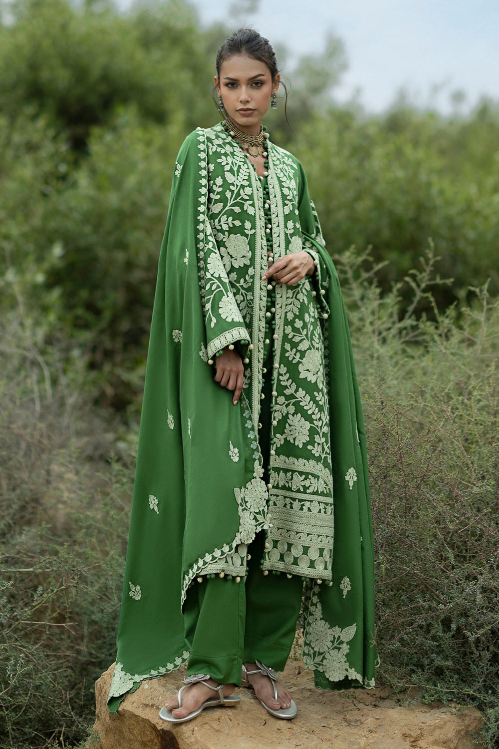 Gul Ahmad | Embroidered Pashmina Winter | AP-62010