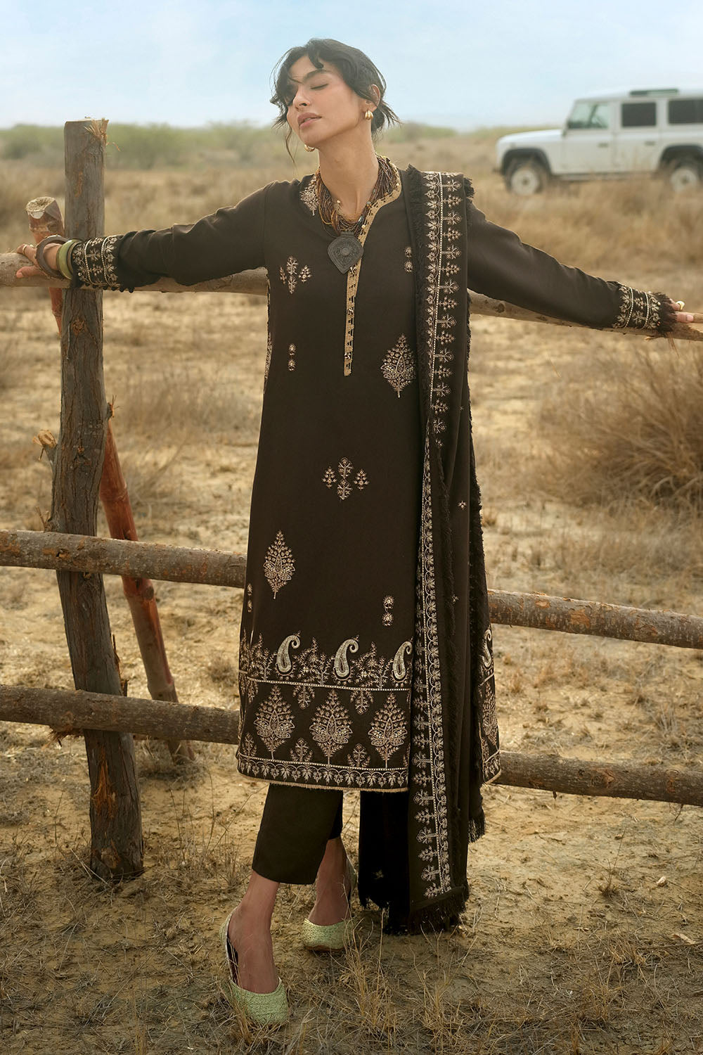 Gul Ahmad | Embroidered Karandi Winter | AY-52009