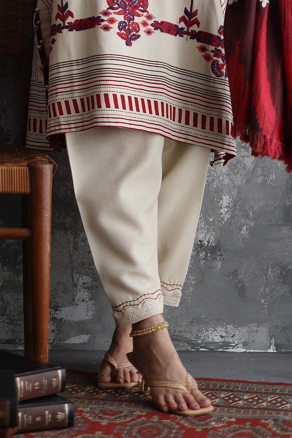 Gul Ahmad | Embroidered Printed Karandi Winter | AY-62012
