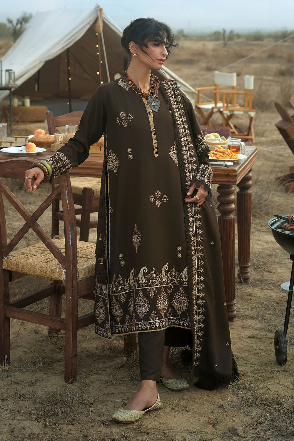 Gul Ahmad | Embroidered Karandi Winter | AY-52009