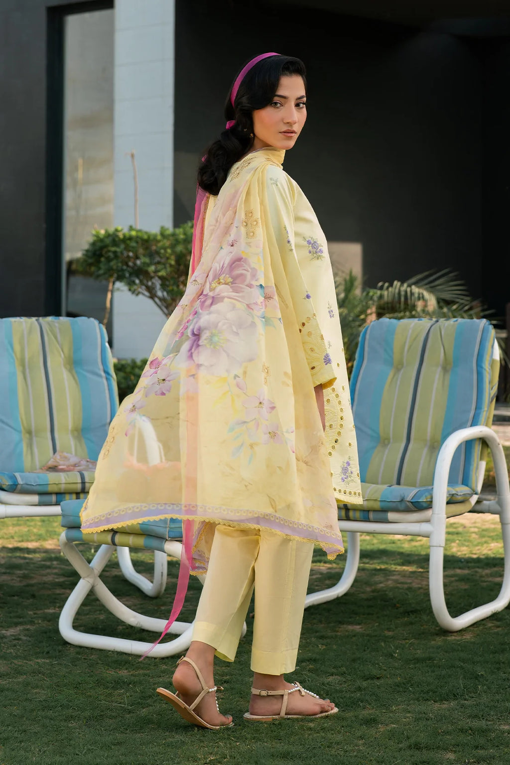 Rashid | Ekiya Embroidered Lawn | 3762