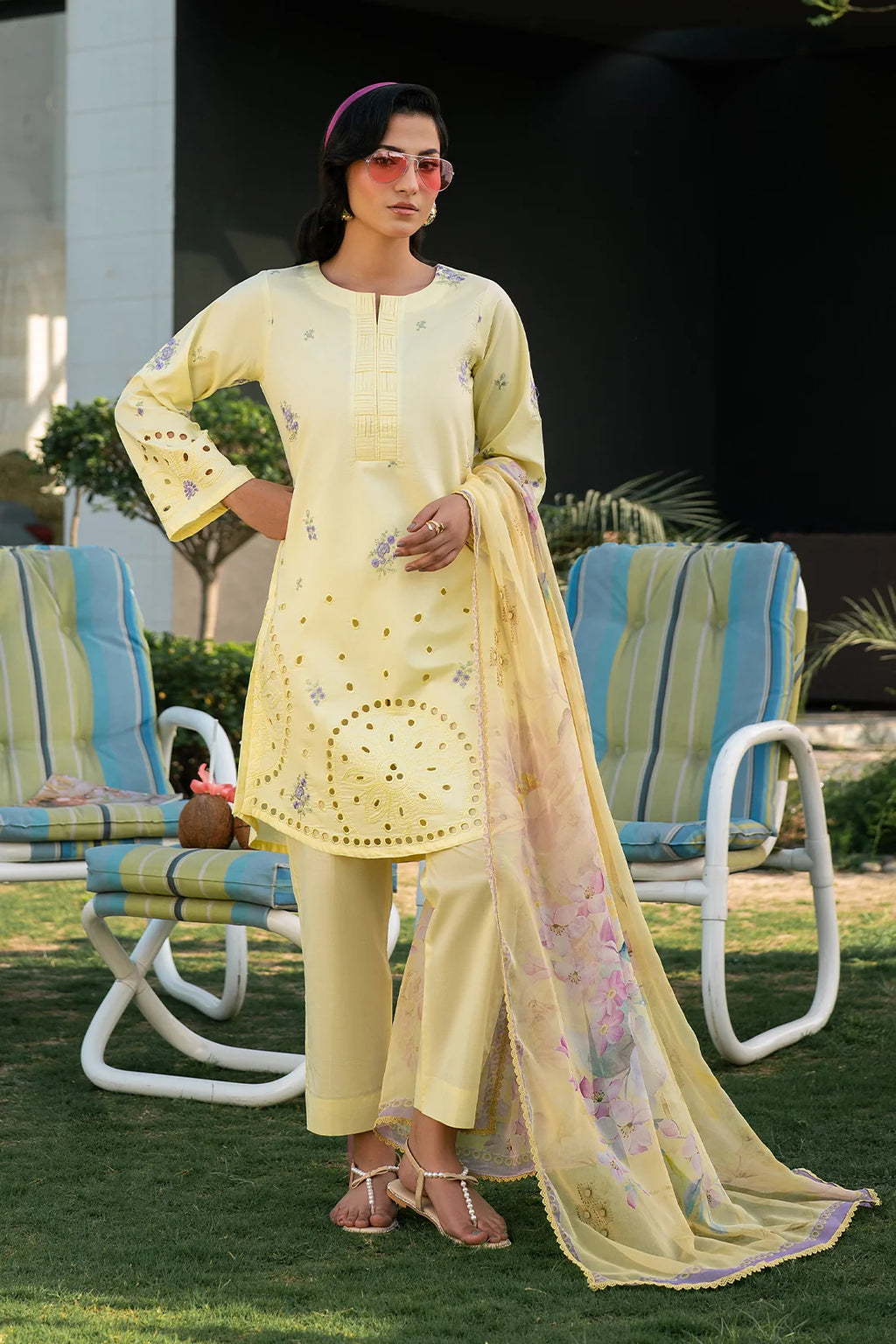 Rashid | Ekiya Embroidered Lawn | 3762