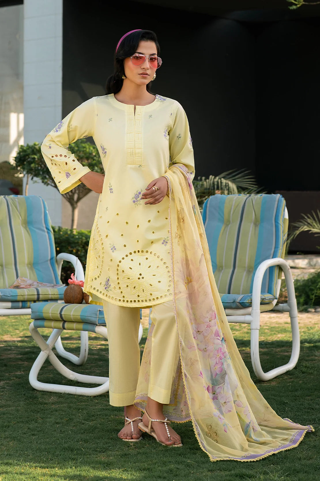 Rashid | Ekiya Embroidered Lawn | 3762