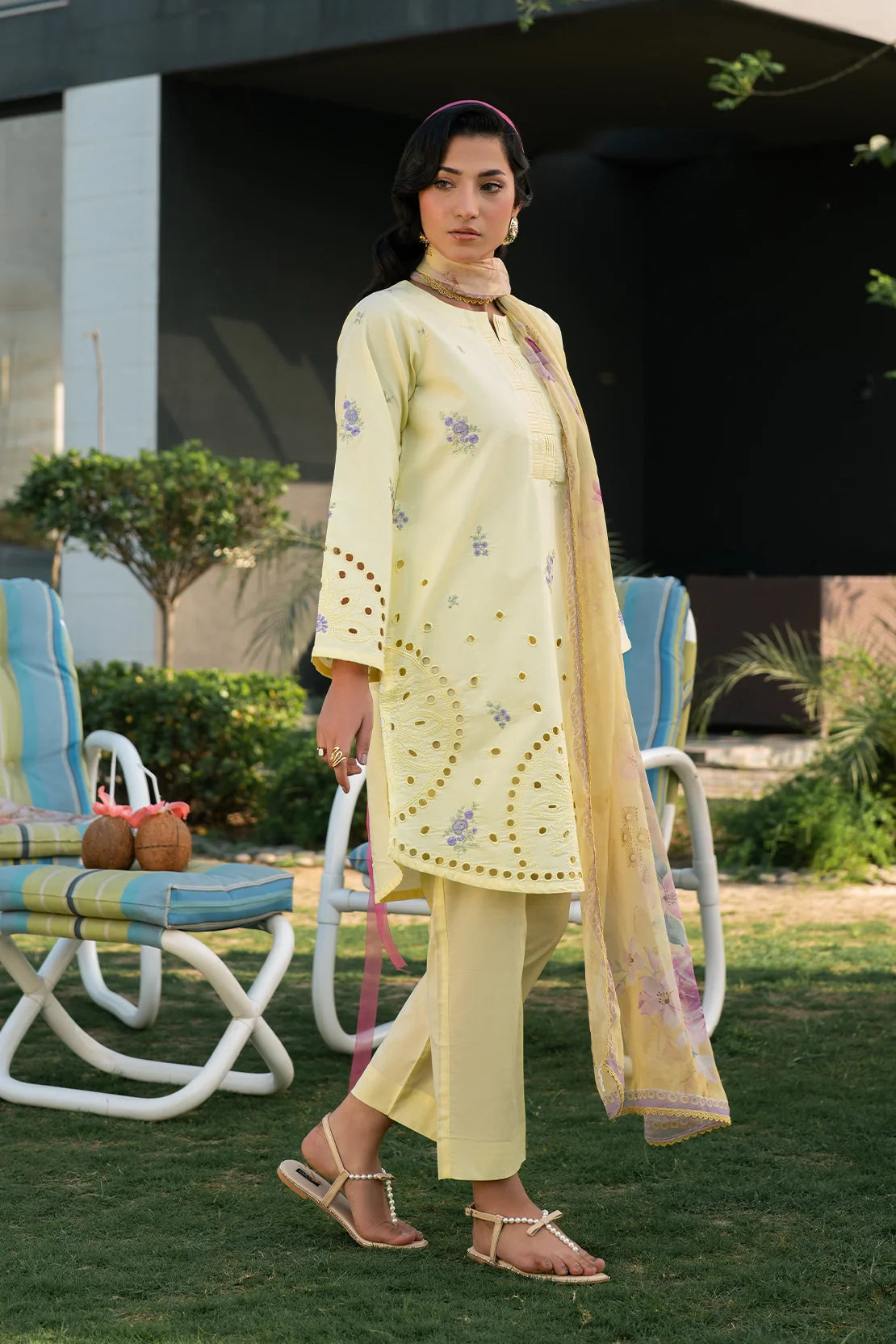 Rashid | Ekiya Embroidered Lawn | 3762