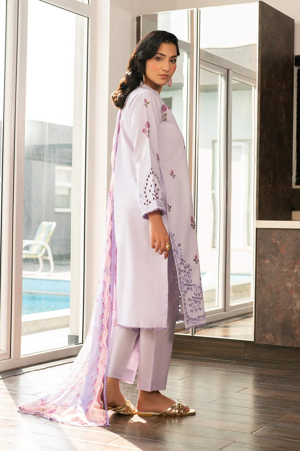 Rashid | Ekiya Embroidered Lawn | 3762