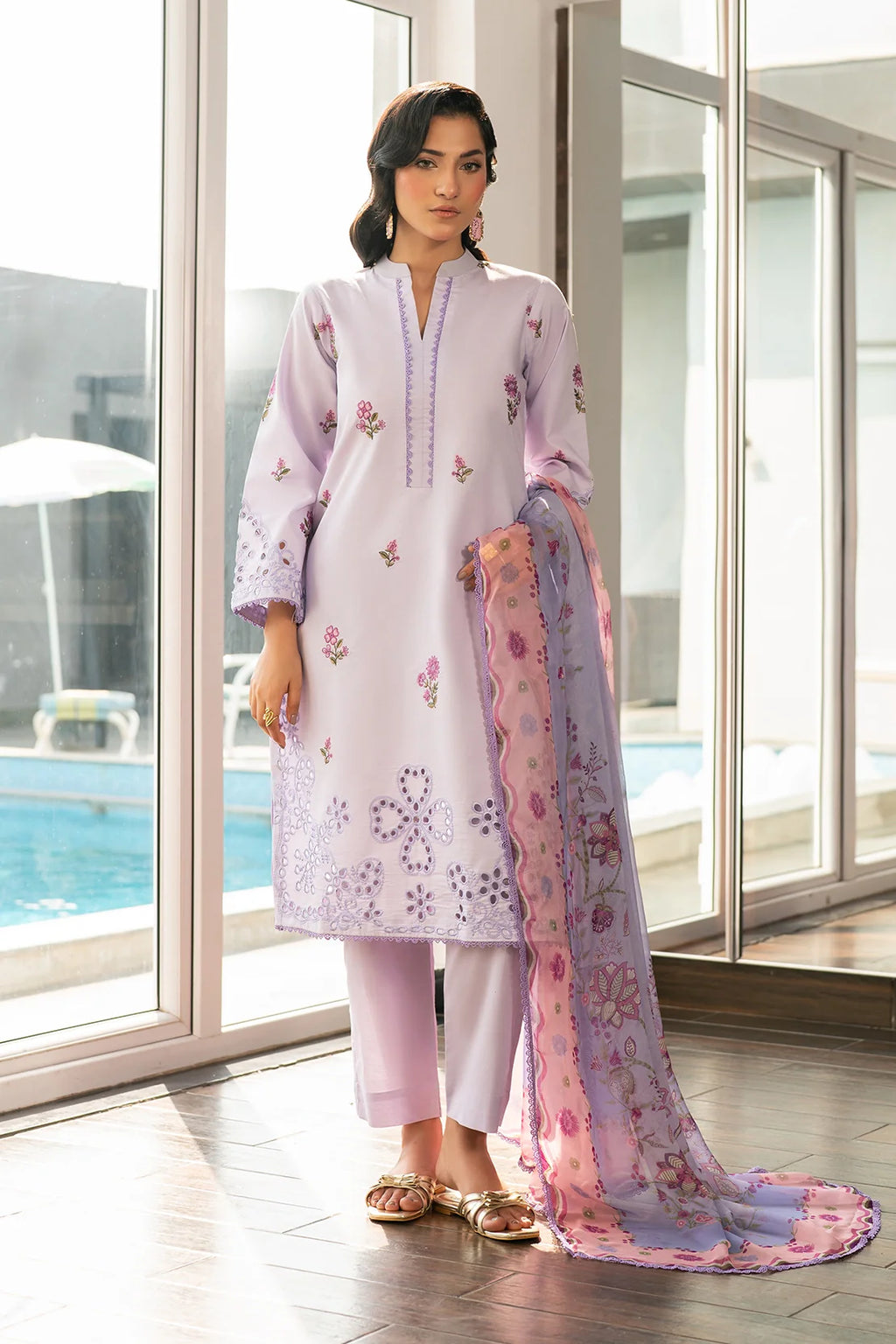 Rashid | Ekiya Embroidered Lawn | 3762
