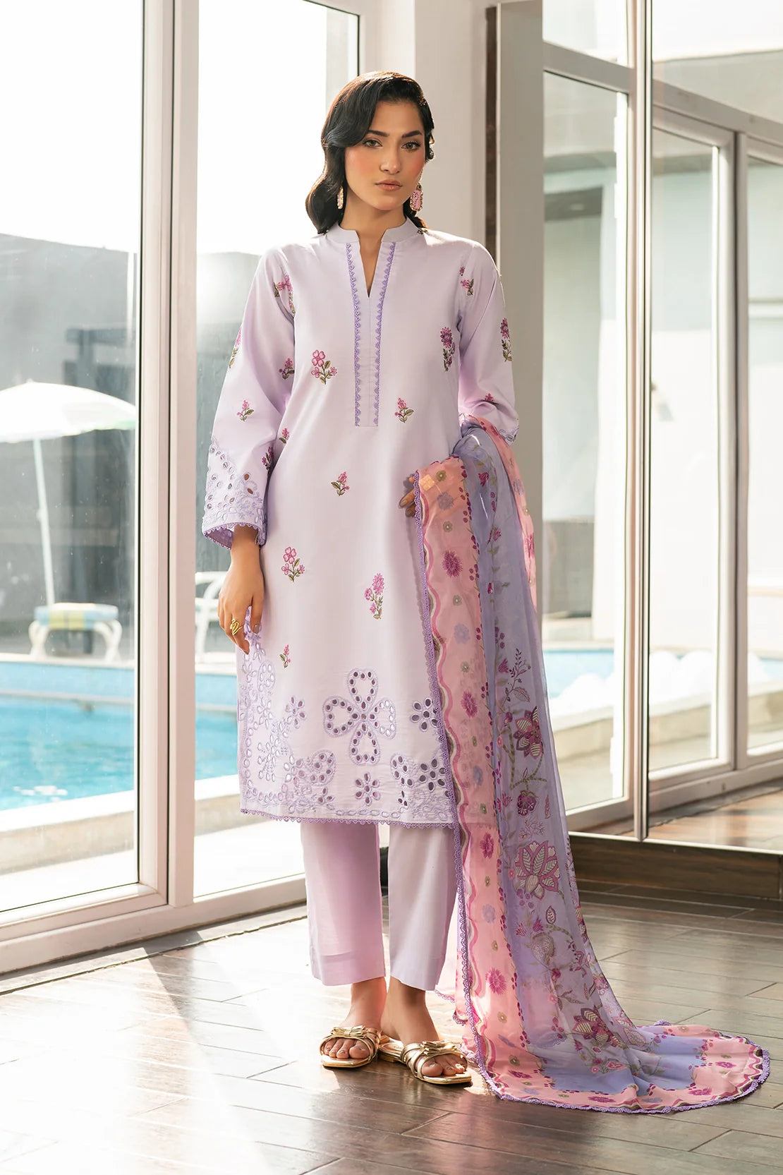 Rashid | Ekiya Embroidered Lawn | 3762
