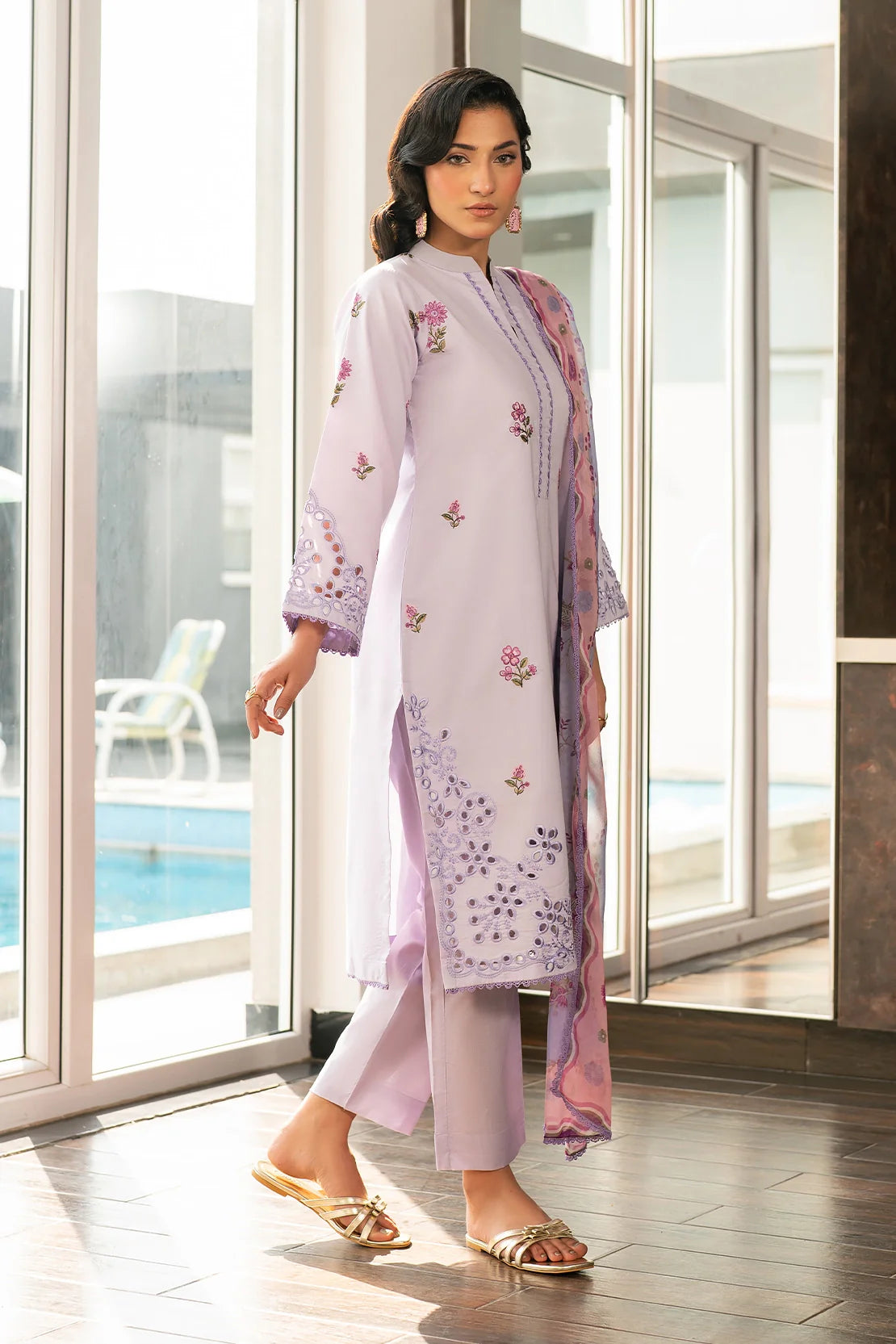 Rashid | Ekiya Embroidered Lawn | 3762